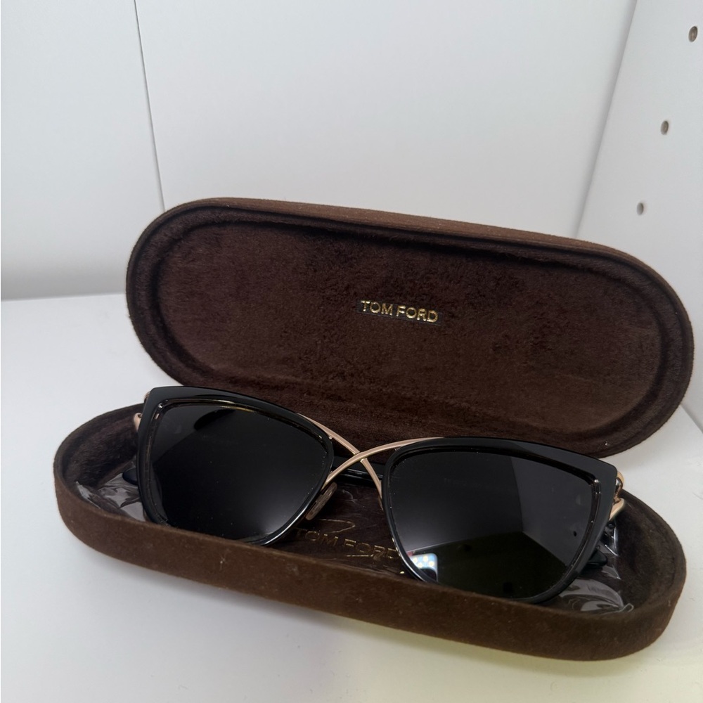 Tom Ford Black and Gold Sunglasses